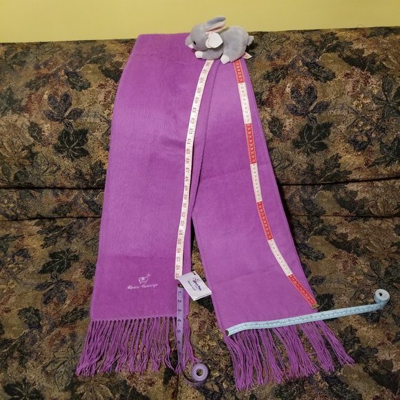 Soft warm, alpaca wool blend, woven scarf, purple, not itchy Alpaca Camargo Peru - Picture 6 of 6